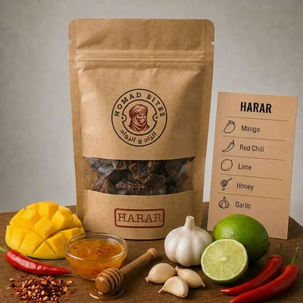 حرار Nomad Bites حرار beef jerky product image